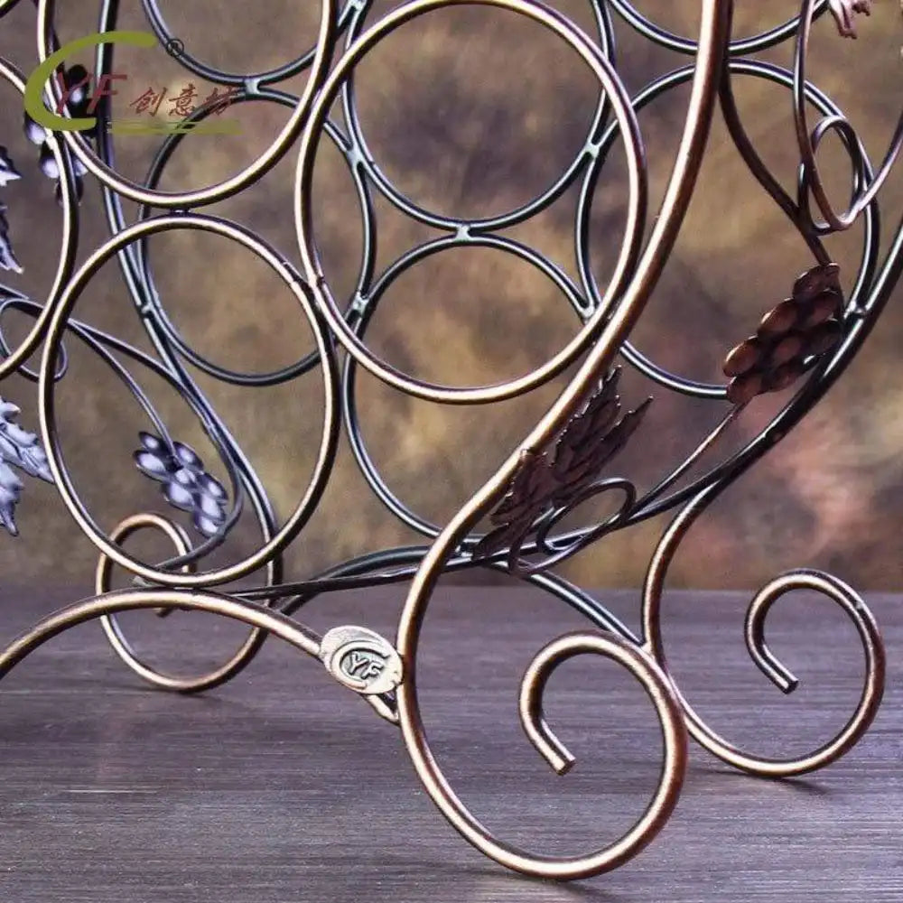 Porte-bouteille de Vin Métal Cylindre