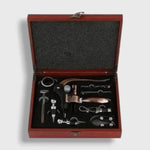 Coffret Bois Tire-bouchon Professionnel Semi-automatique Bronze