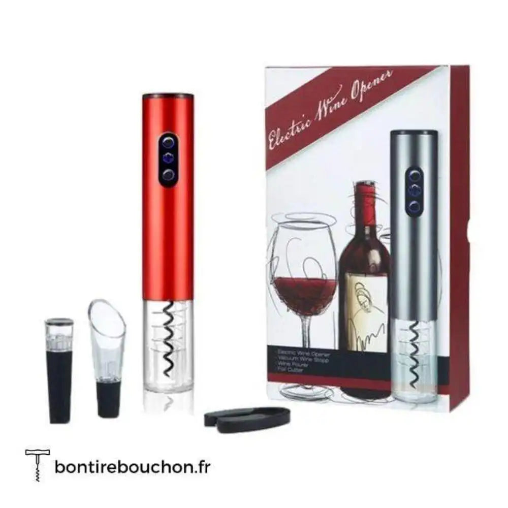 Coffret Tire-bouchon Électrique Gris