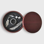 Coffret en Bois Tire-bouchon Sommelier Rond