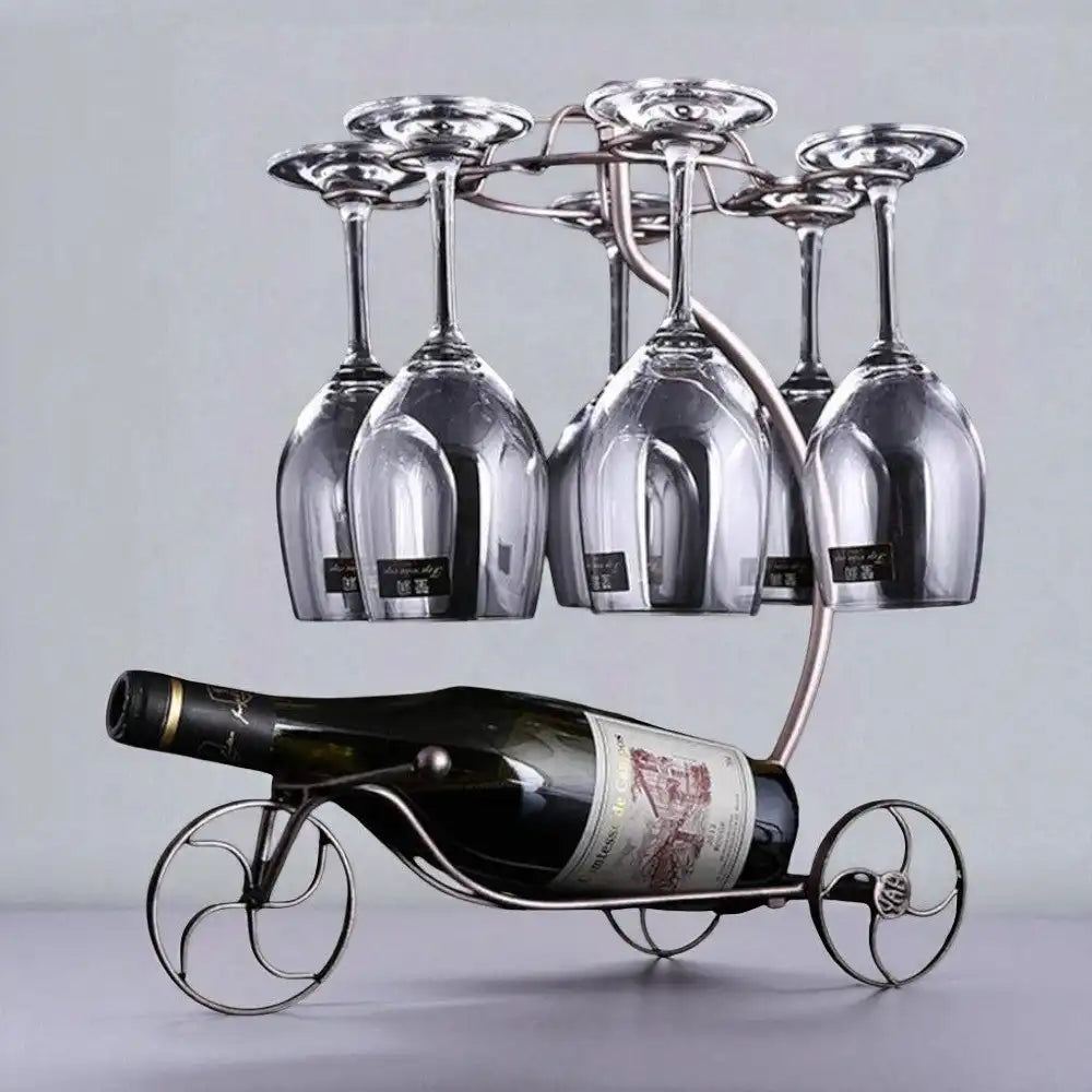 Porte-bouteille de Vin Tricycle Bronze