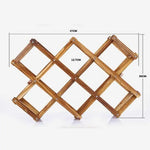 Range bouteille vin bois