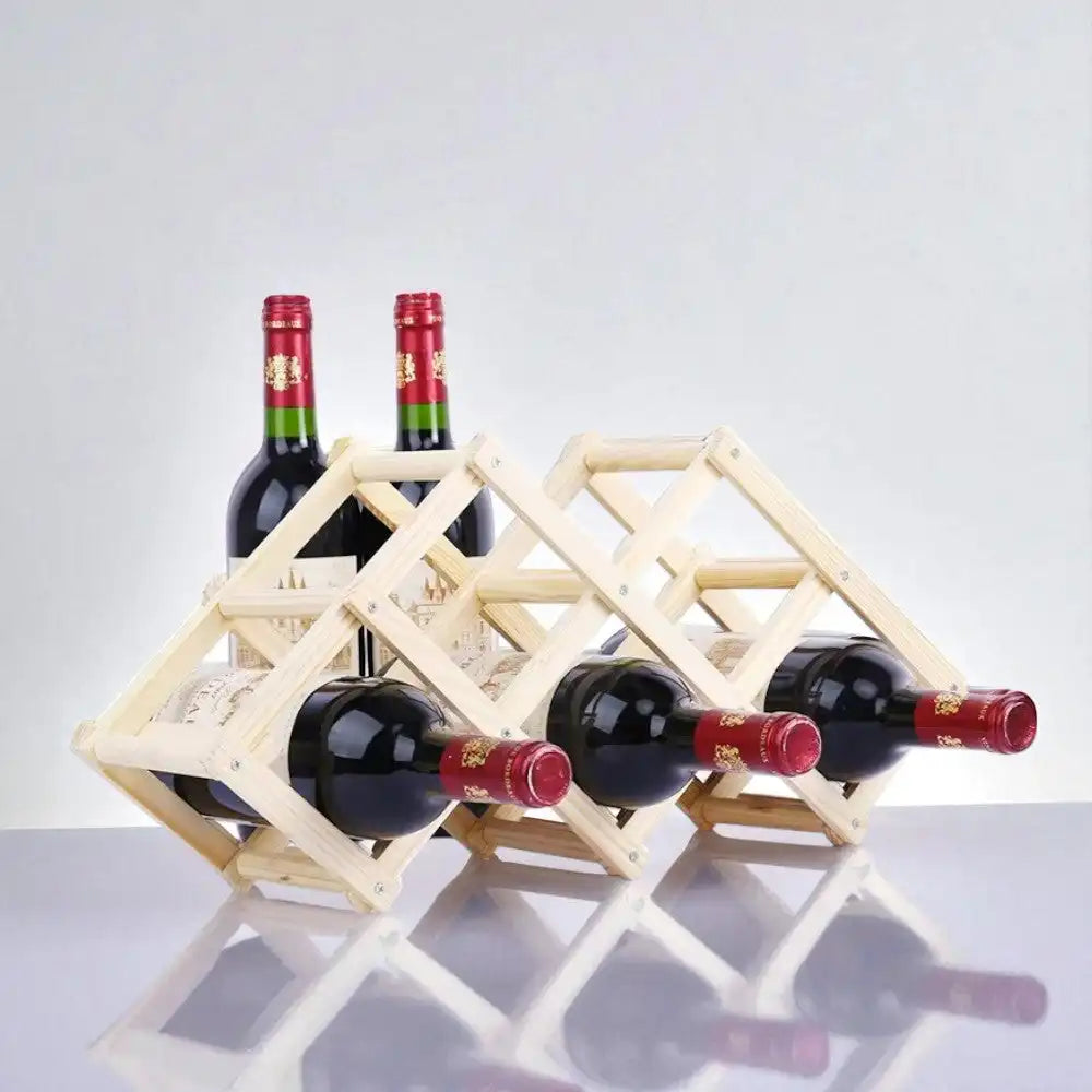 Wijnrek Hout Stapelbaar