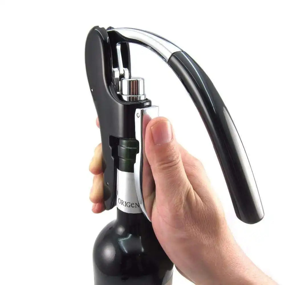 Tire-bouchon à levier Professionnel Noir