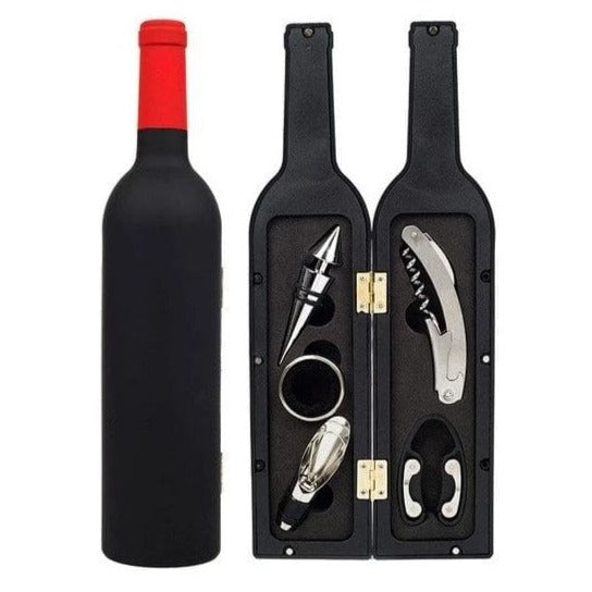 Coffret Tire-bouchon & Accessoires<br> Bouteille de Vin